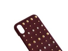 画像6: Studs iPhone case (BURGUNDY） (6)