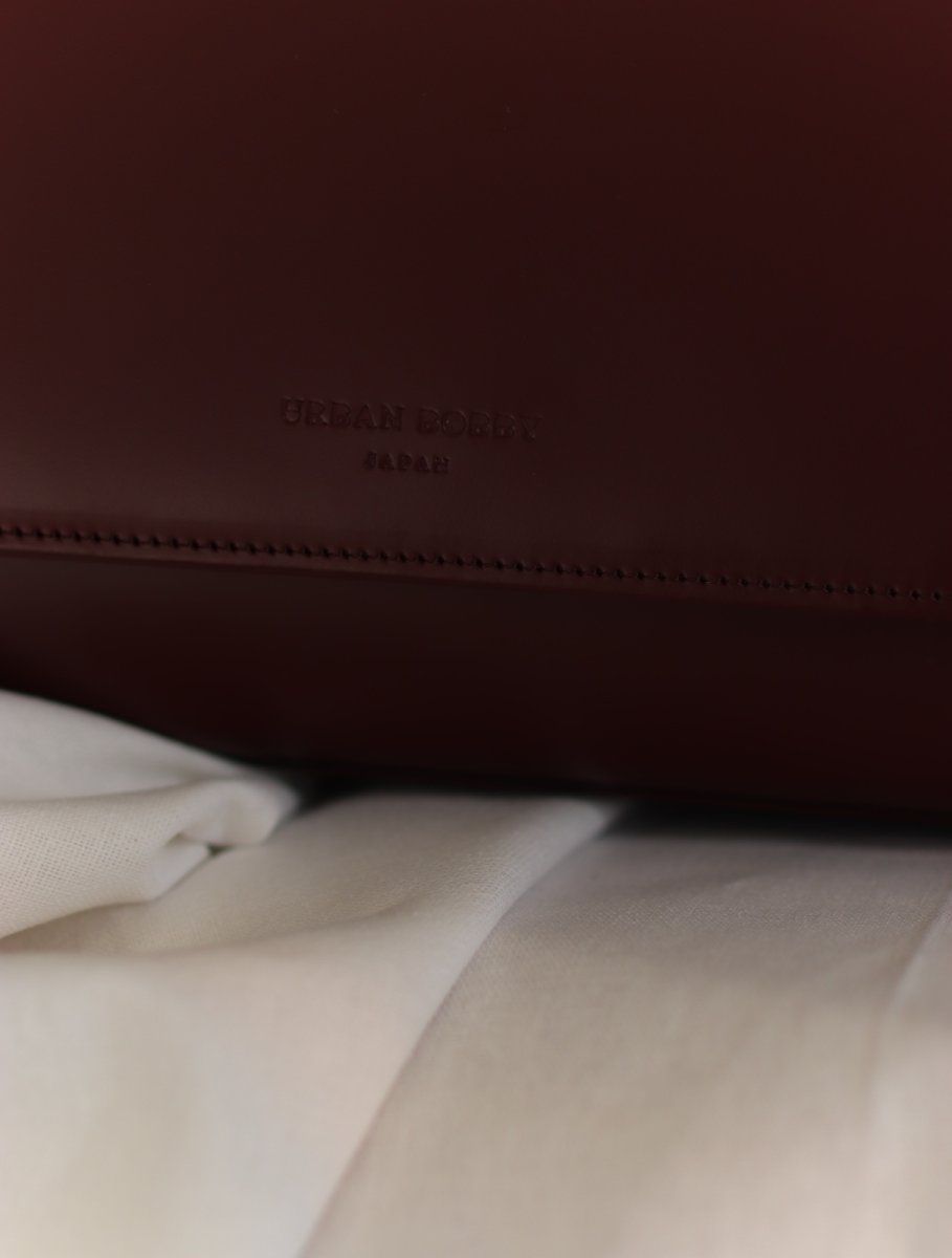 画像2: SAINT MARKS shoulder (BURGUNDY)/ガラスレザー (2)