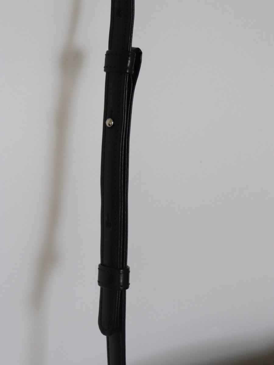 画像11: SAINT MARKS shoulder (BLACK)/ガラスレザー (11)