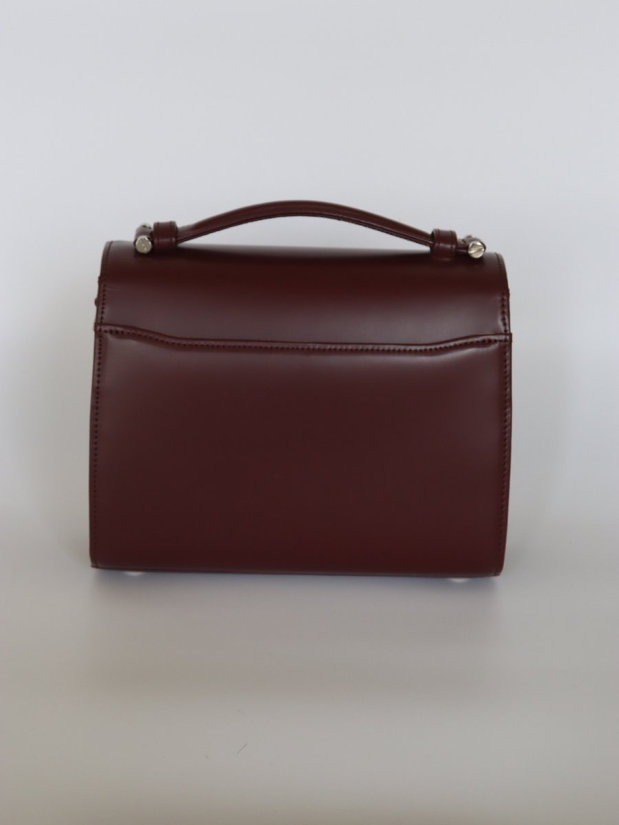 画像4: SAINT MARKS shoulder (BURGUNDY)/ガラスレザー (4)