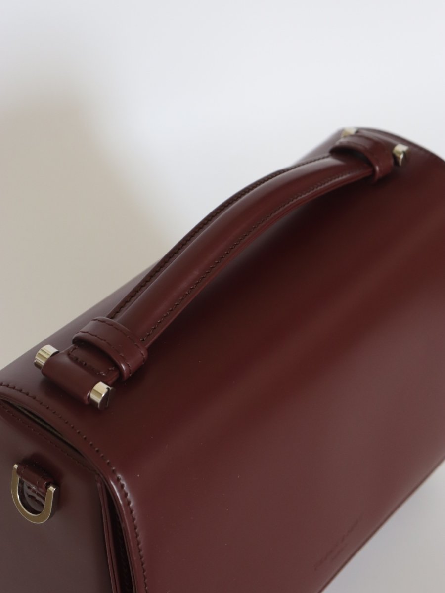 画像7: SAINT MARKS shoulder (BURGUNDY)/ガラスレザー (7)