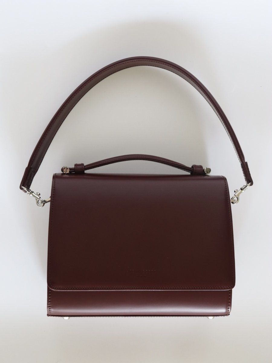 画像8: SAINT MARKS shoulder (BURGUNDY)/ガラスレザー (8)