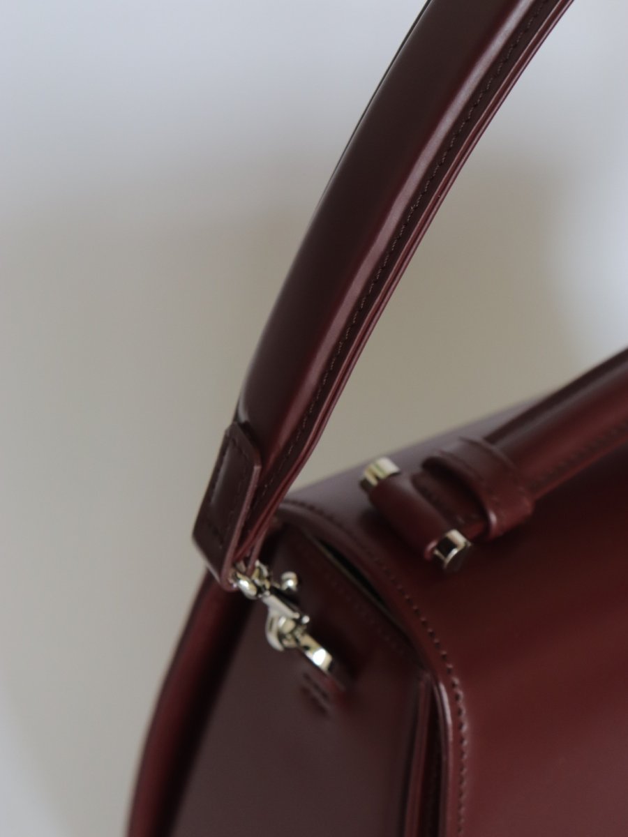 画像9: SAINT MARKS shoulder (BURGUNDY)/ガラスレザー (9)