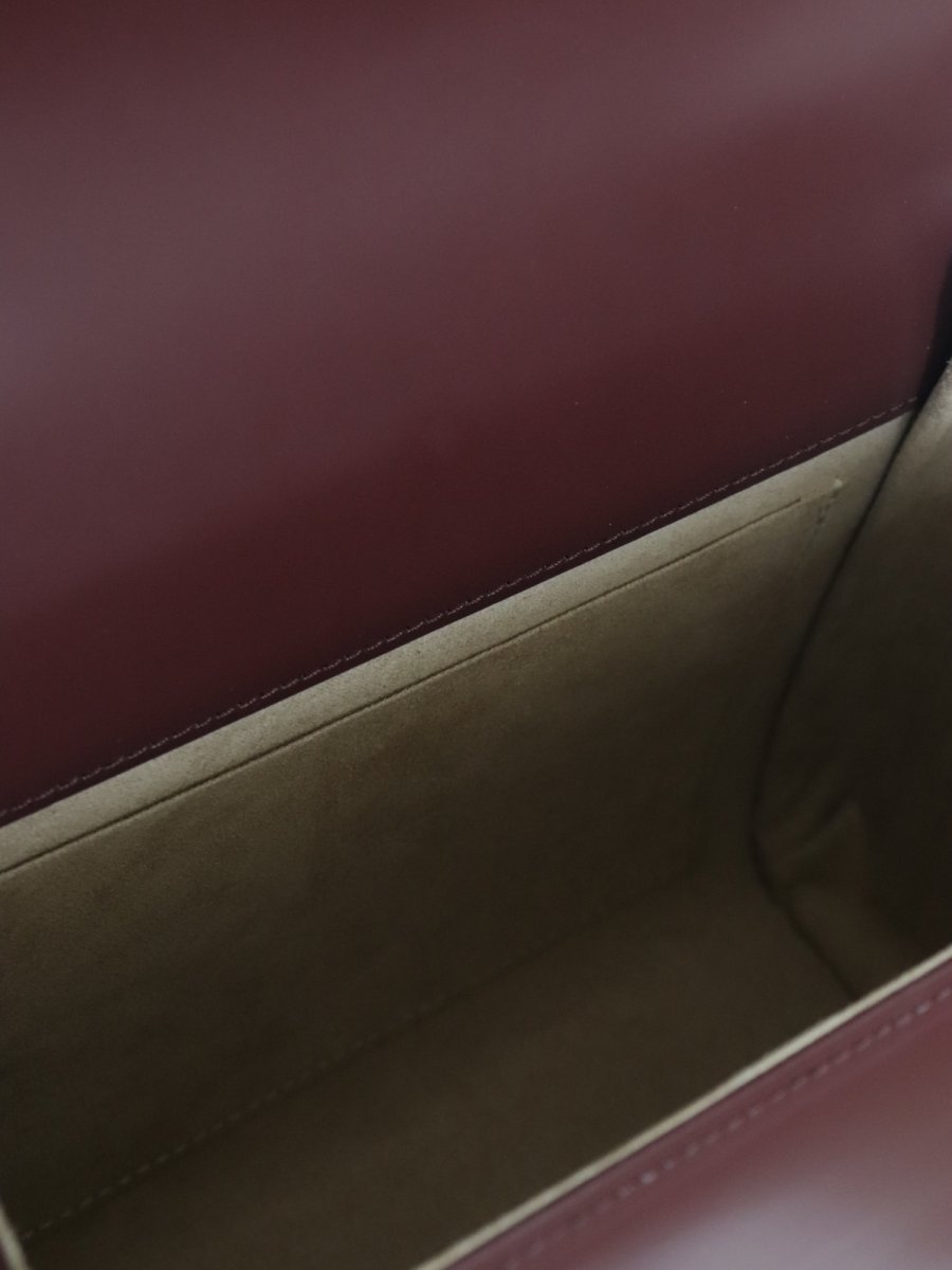 画像12: SAINT MARKS shoulder (BURGUNDY)/ガラスレザー (12)