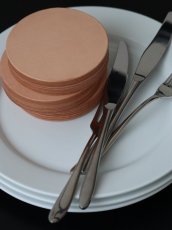 画像6: Nume leather tray/incense stand (MEDIUM) (6)