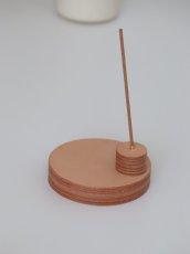 画像8: Nume leather tray/incense stand (MEDIUM) (8)