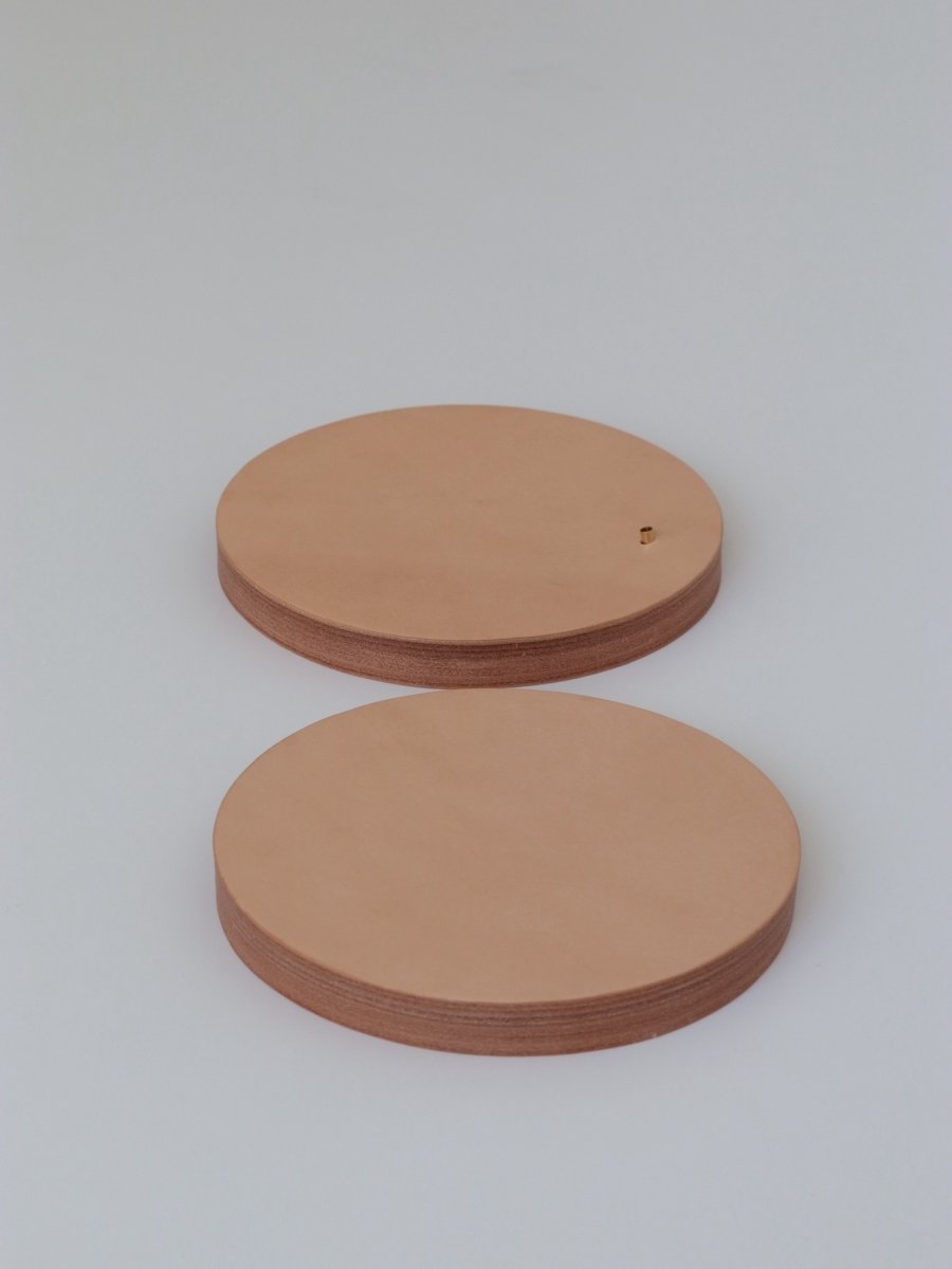 画像2: Nume leather tray/incense stand (LARGE) (2)