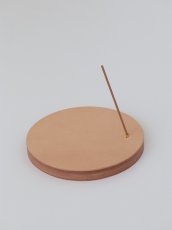 画像1: Nume leather tray/incense stand (LARGE) (1)