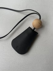 画像7: wood leather key necklace (7)