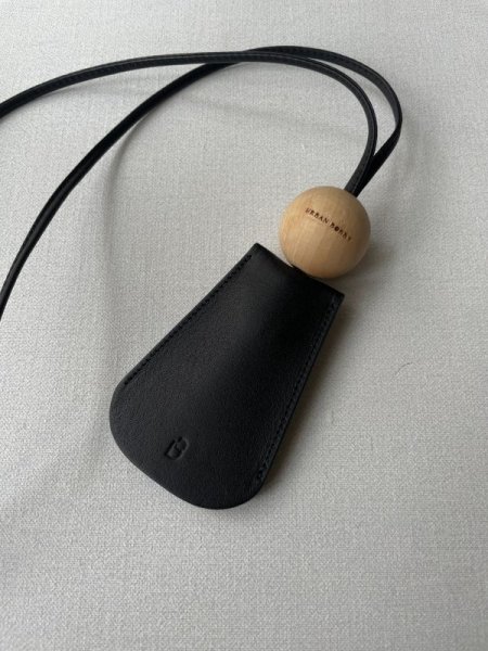たぬき【新品・未使用】URBAN BOBBYアーバンボビー　キーネックレス wood leather key necklace - URBAN BOBBY