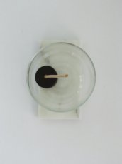 画像1: leather incense stand (BLACK/SMALL) (1)