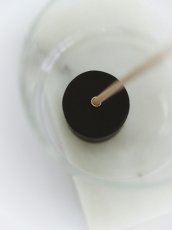 画像2: leather incense stand (BLACK/SMALL) (2)