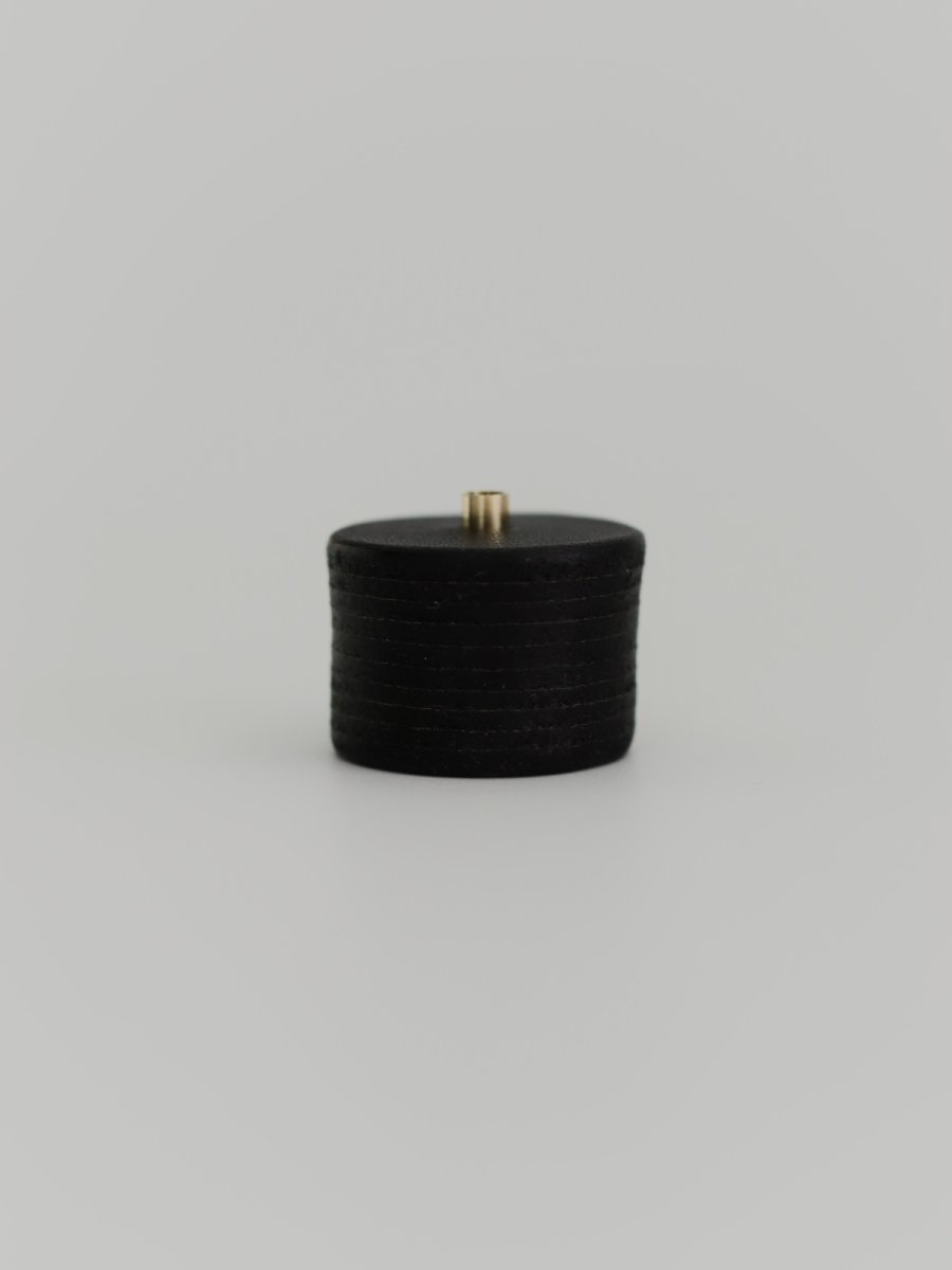 画像3: leather incense stand (BLACK/SMALL) (3)