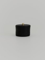 画像3: leather incense stand (BLACK/SMALL) (3)