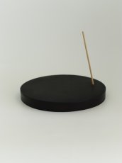 画像2: Leather incense stand (BLACK/LARGE) (2)