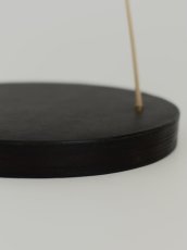 画像3: Leather incense stand (BLACK/LARGE) (3)