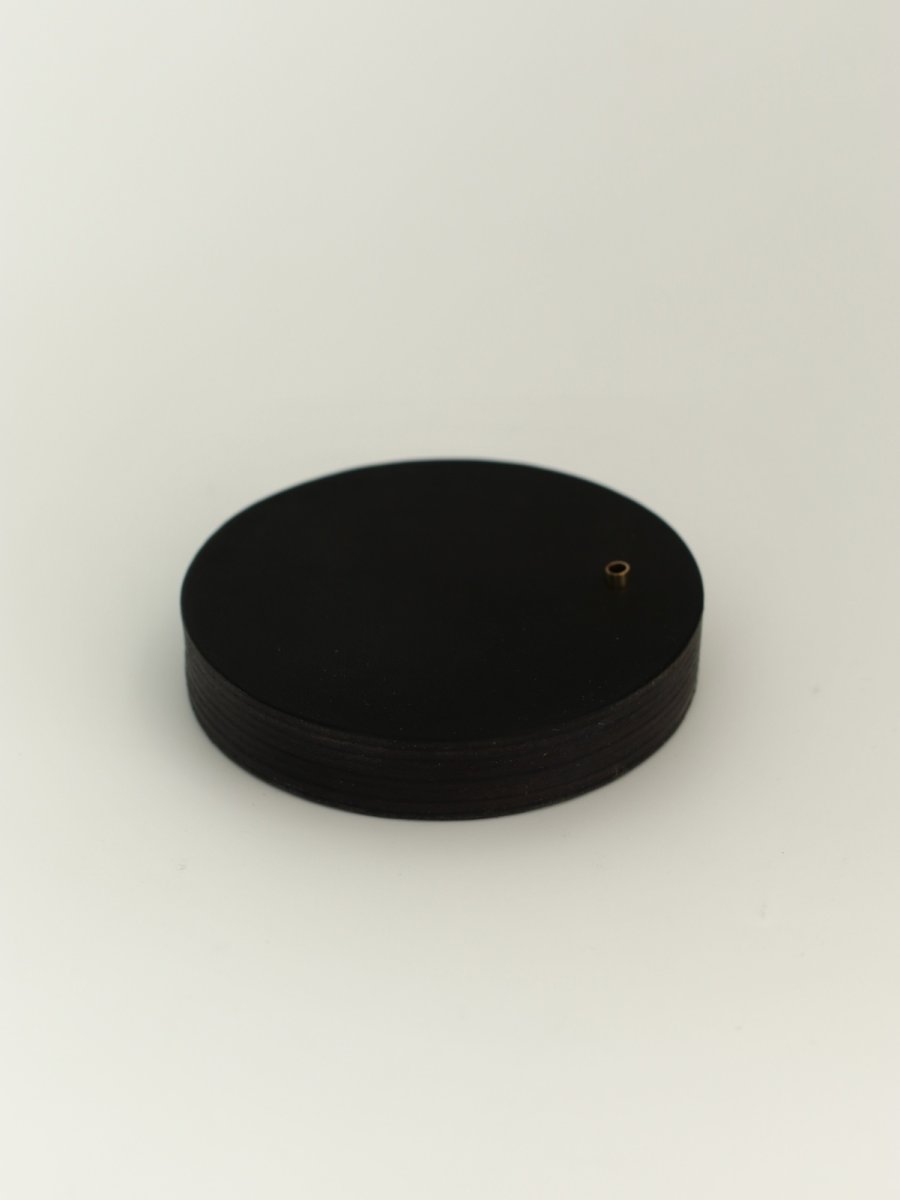 画像2: Leather incense stand (BLACK/MEDIUM) (2)
