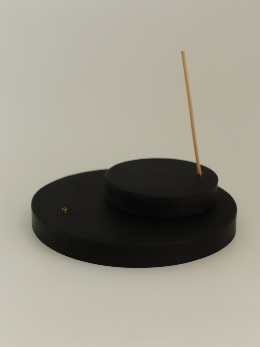 画像5: Leather incense stand (BLACK/MEDIUM) (5)