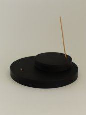 画像5: Leather incense stand (BLACK/MEDIUM) (5)