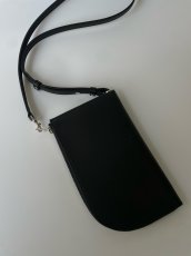 画像5: SUBWAY pouch/ BLACK(スムースレザー) (5)