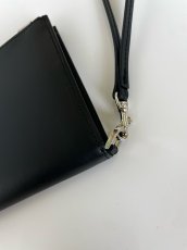 画像6: SUBWAY pouch/ BLACK(スムースレザー) (6)