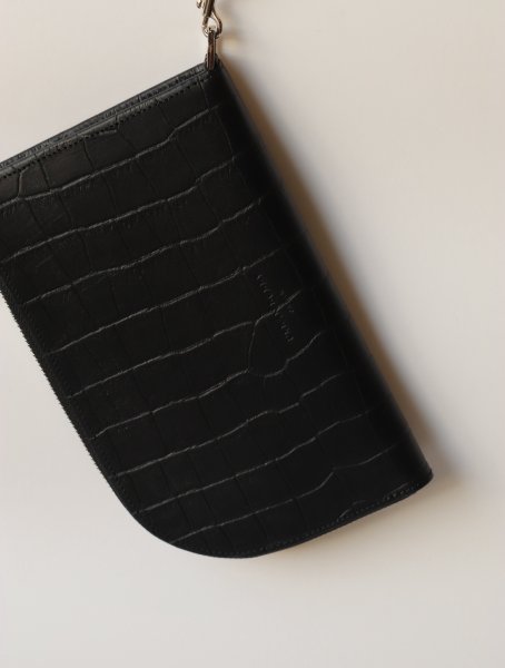 アーバンボビー SUBWAY pouch/ BLACK SUBWAY pouch/ BLACK(クロコ型押しレザー) - URBAN BOBBY