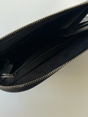 画像7: SUBWAY pouch/ BLACK(クロコ型押しレザー) (7)