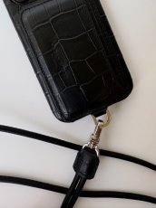 画像3: UB iPhone case (croco BLACK) (3)