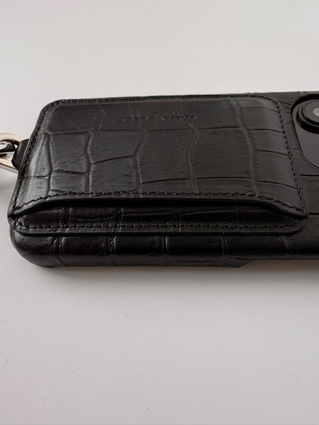 UB iPhone case (croco BLACK) - URBAN BOBBY
