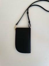画像1: SUBWAY pouch/ BLACK(スムースレザー) (1)