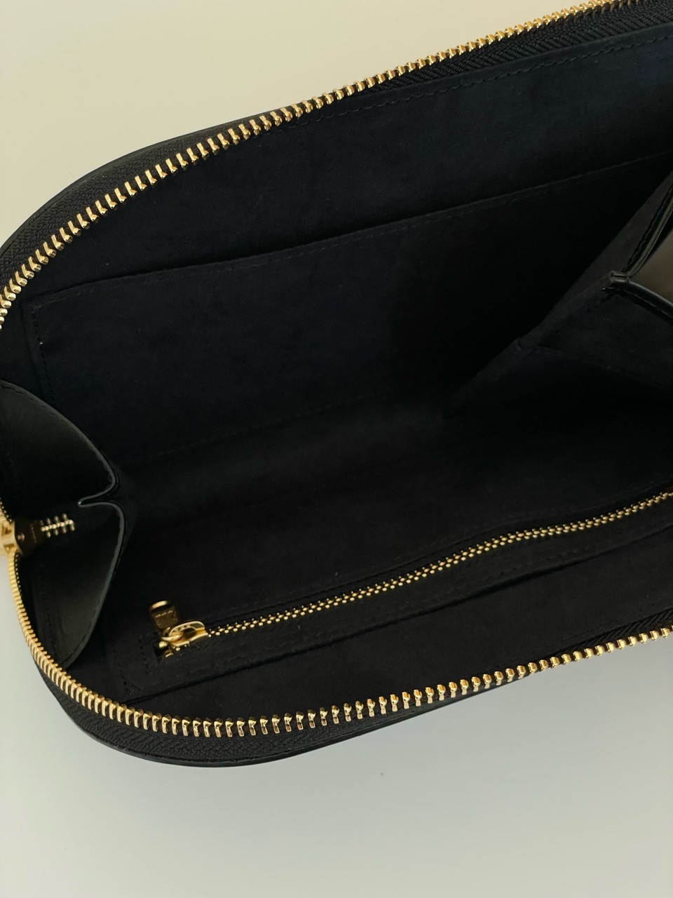 SUBWAY pouch/ BLACK(スムースレザー)