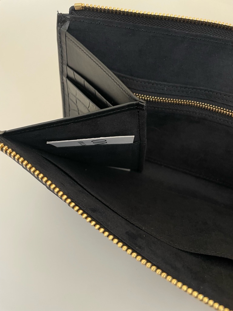 SUBWAY pouch/ BLACK(スムースレザー)